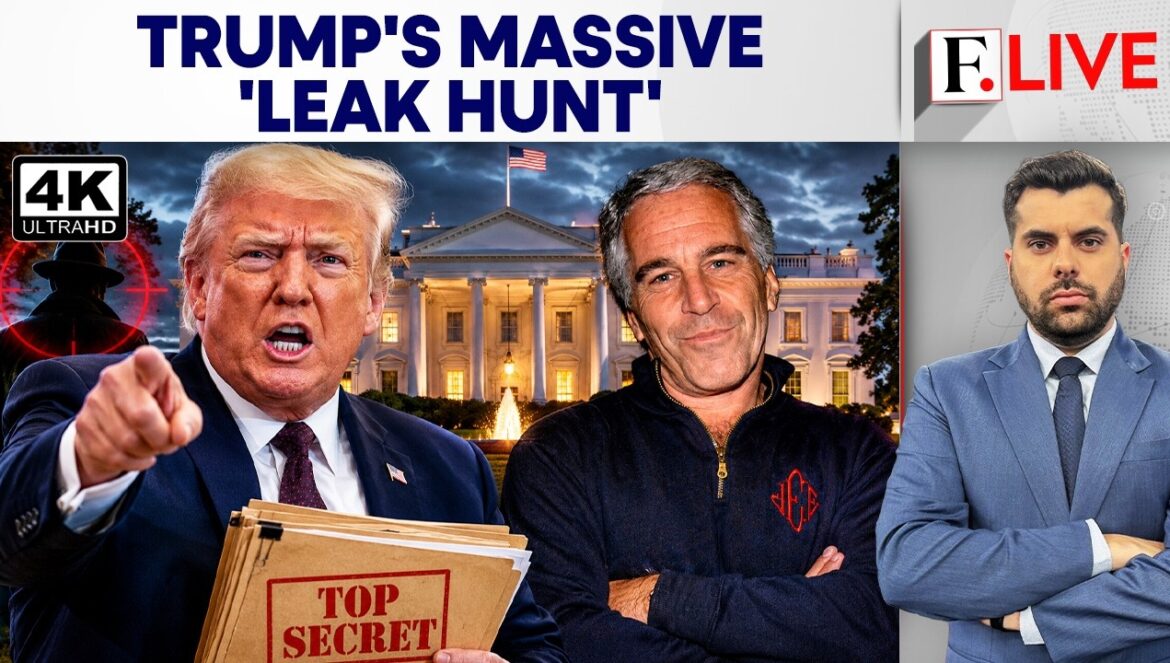 Trump Hunts White House ‘Mole’ After Epstein Files Leak Report | Firstpost Live…. 06-12-2026