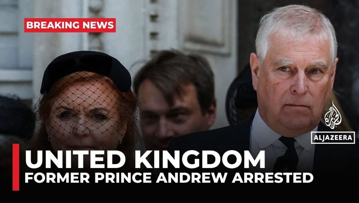 UK: Former Prince Andrew Arrested following Epstein-related Misconduct probe…. 02-19-2026