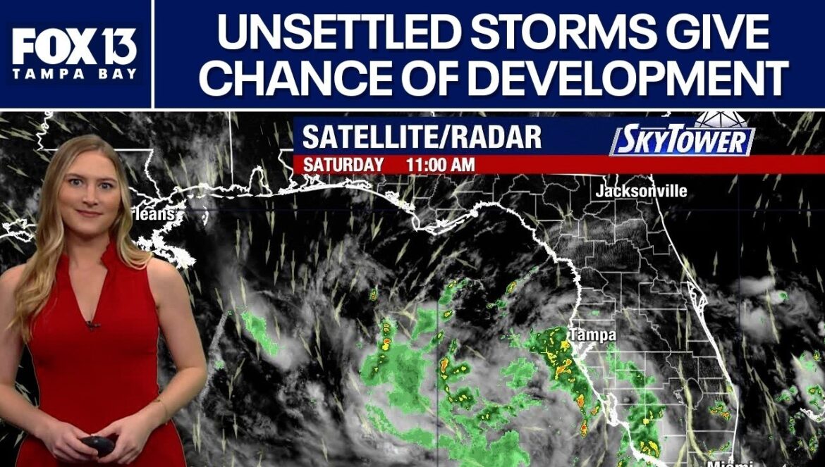 Unsettled Gulf Weather moves toward Florida…. 07-18-2026